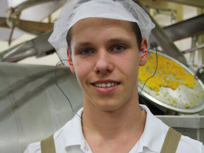 Dominik wird Fachkraft für Lebensmitteltechnik bei Nordgetreide GmbH & Co. KG