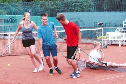 Zu Gast auf den Tennisplätzen des TSV Mildstedt