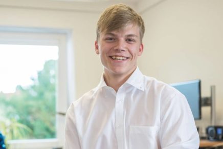 Tobias: Ausbildung zum IT-Systemkaufmann bei der Schleswiger Volksbank