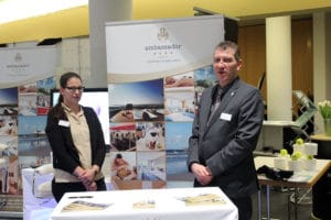 Eric Jansen und Alessia Mezzadonna vom Hotel Ambassador & Spa