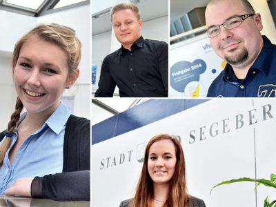 Azubis vom Buergermeister in Bad Segeberg