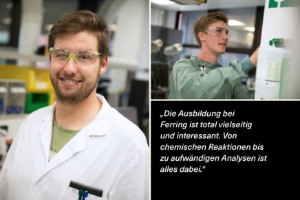 Jonah und Jonas: Wie ist es, Pharmakant oder Chemielaborant bei der Ferring GmbH zu werden?