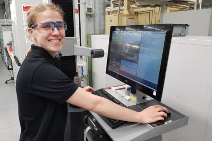 Lydia: Zerspanungsmechanikerin bei Danfoss Power Solutions in Neumünster