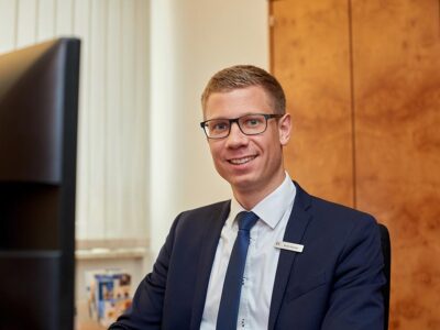 Arne Hansen von der Dithmarscher Volks- und Raiffeisenbank eG