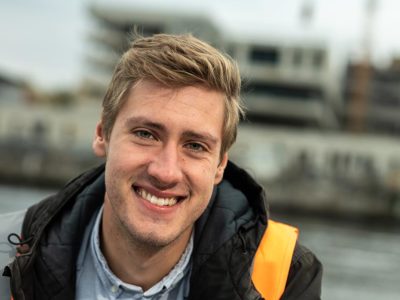 Torge Dubau, 22 aus Kronshagen, absolviert im 1. Semester das duale Studium Bauingenieurwesen (B.Eng.) an der FH Kiel sowie beim Kooperationspartner GMSH.