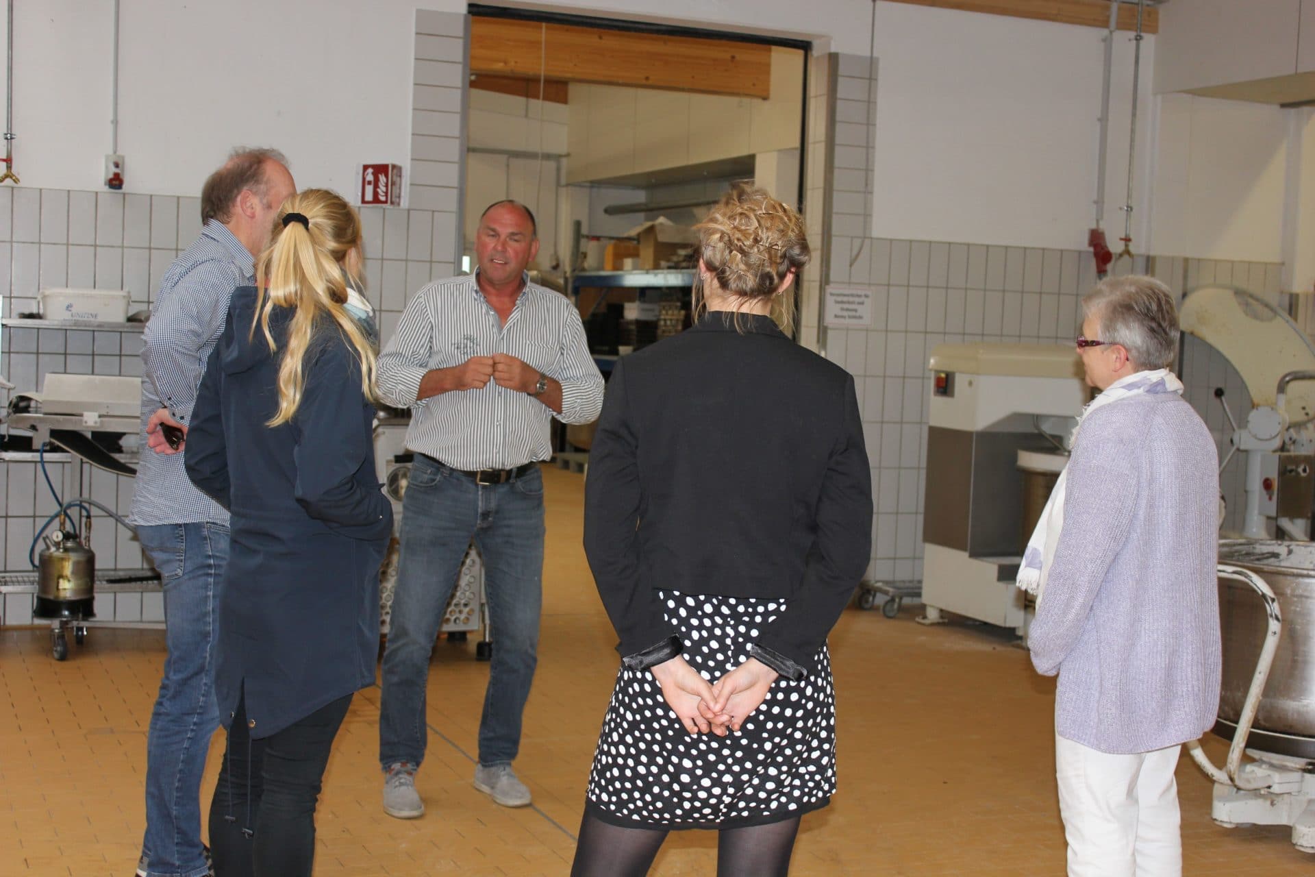 Betriebsbesichtigung bei der Bäckerei Balzer