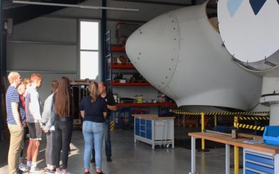 DIE WINDFÄNGER AUS VIÖL – GMS BREDSTEDT ZU BESUCH BEI DER DEUTSCHEN WINDTECHNIK