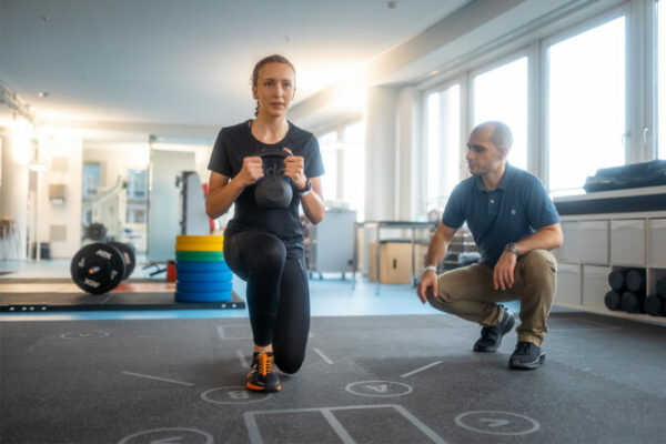 Sportübung an der MSH