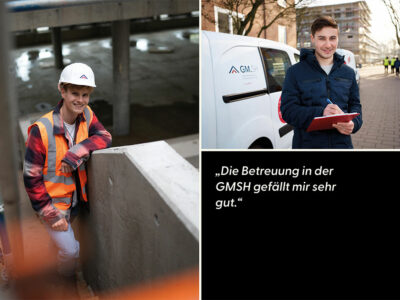 Duales Studium bei der GMSH: Ben und Lars berichten über Wirtschaftsingenieurwesen Bau und Immobilien und Green Building Systems