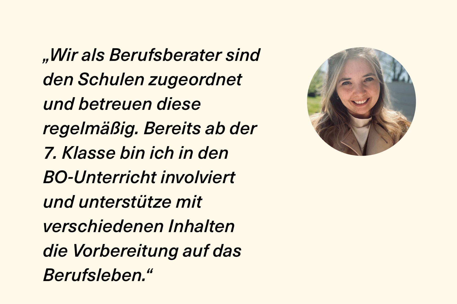 LOTSIN DURCH DIE VIELFALT DER MÖGLICHKEITEN – An der Gemeinschaftsschule Bredstedt sieht Berufsberaterin Rie Jordt ihre Aufgabe als Zukunftsgestaltung
