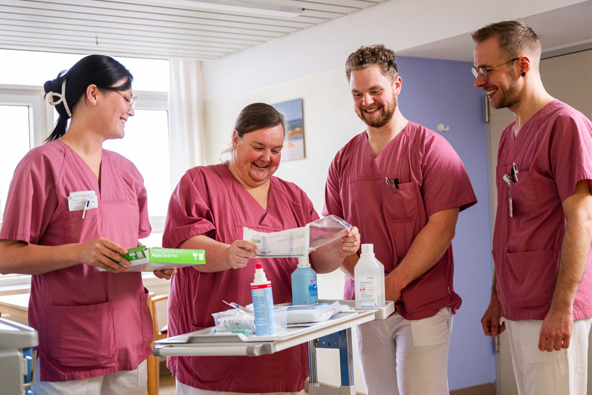 Die Azubis am Städtischen Krankenhaus Kiel