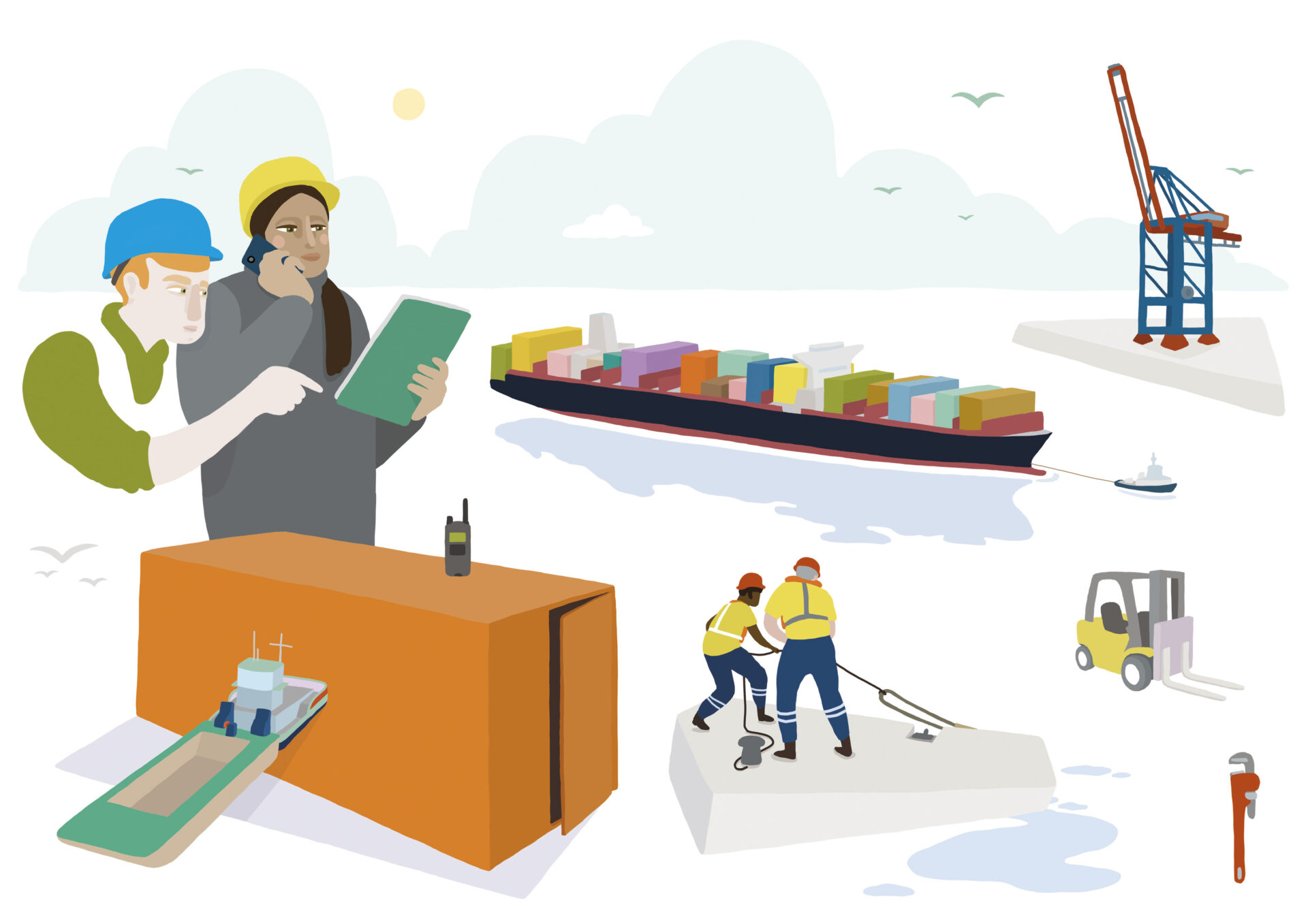 4 Hafenschifferin — Quer Abgabe