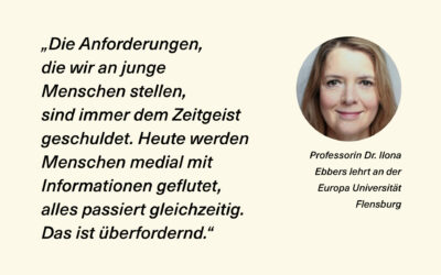 Zitat von Professorin Dr. Ilona Ebbers, wie findet man einen Beruf