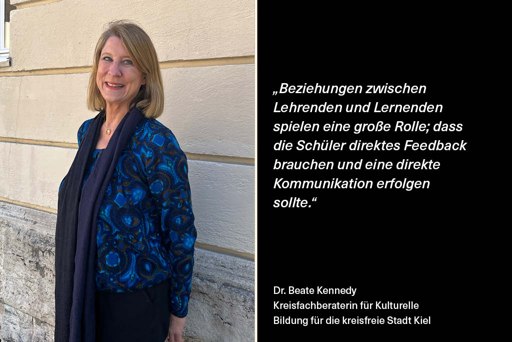 Dr. Beate Kennedy über Kulturarbeit an der Wirtschaftsschule