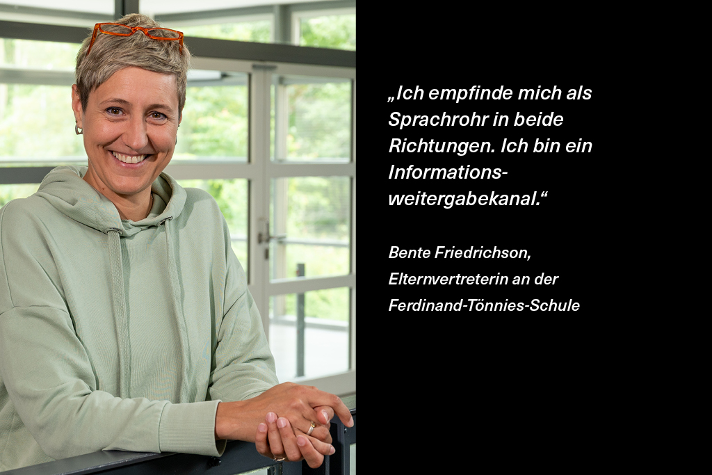 Positiv Denken: Ein Gespräch mit Bente Friedrichson, Elternvertreterin an der Ferdinand-Tönnies-Schule