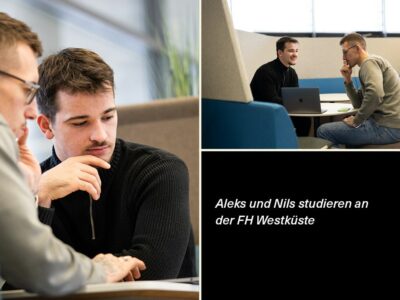 Studis on air: Nils und Aleks studieren an der FH Westküste