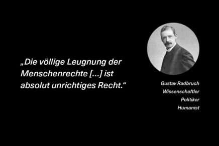 Gustav Radbruch – Wissenschaftler, Politiker und Humanist