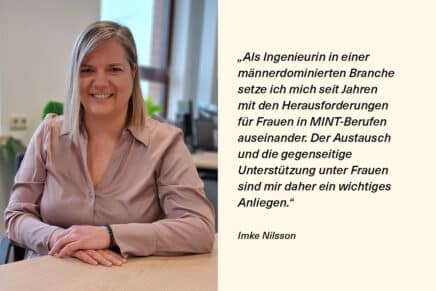 Von der Forschung zur Förderung: Wie Diplom-Ingenieurin Imke Nilsson Azubis auf ihrem Weg begleitet