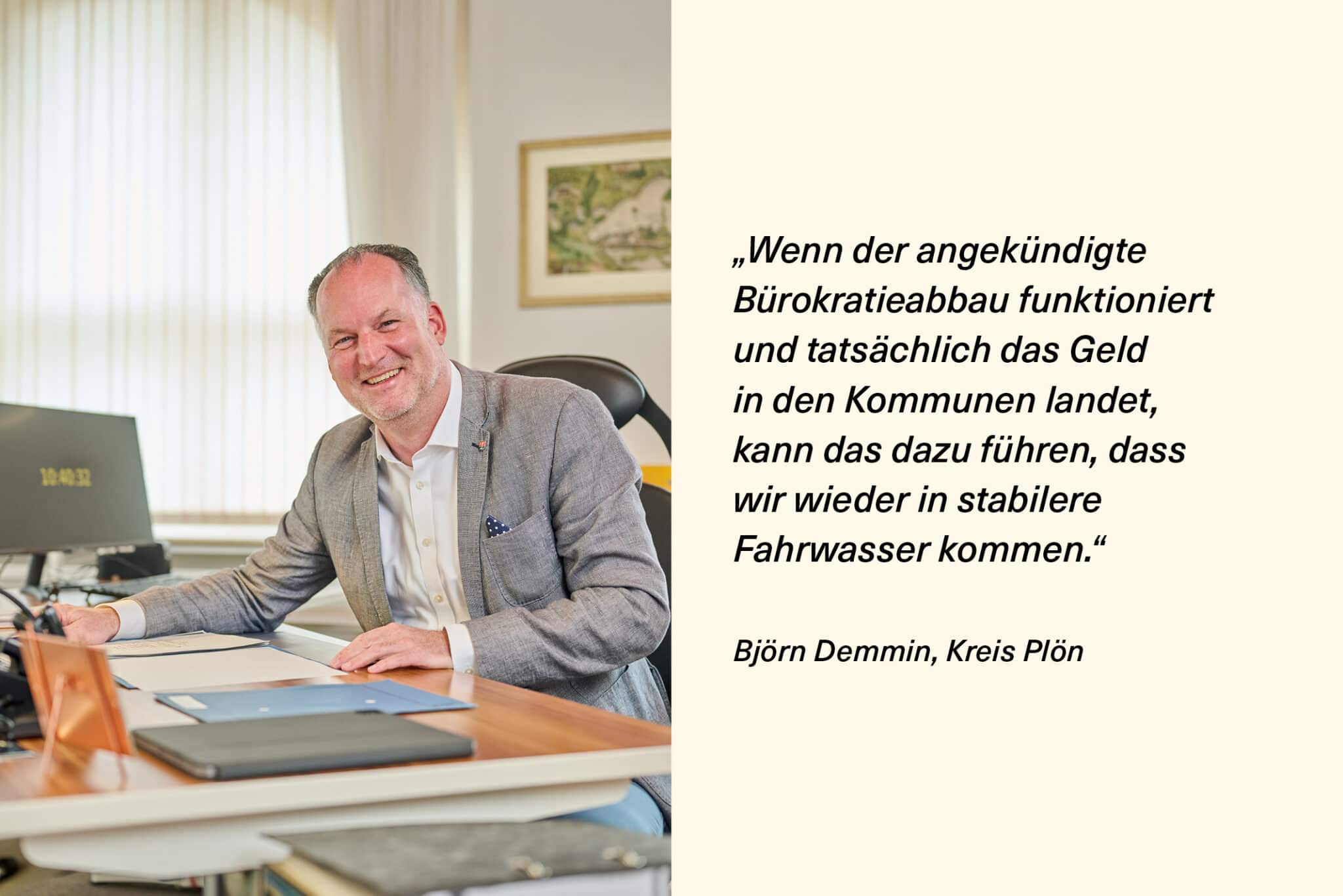Blick in die Zukunft: Wie Landrat Björn Demmin den Kreis Plön für kommende Generationen stärkt