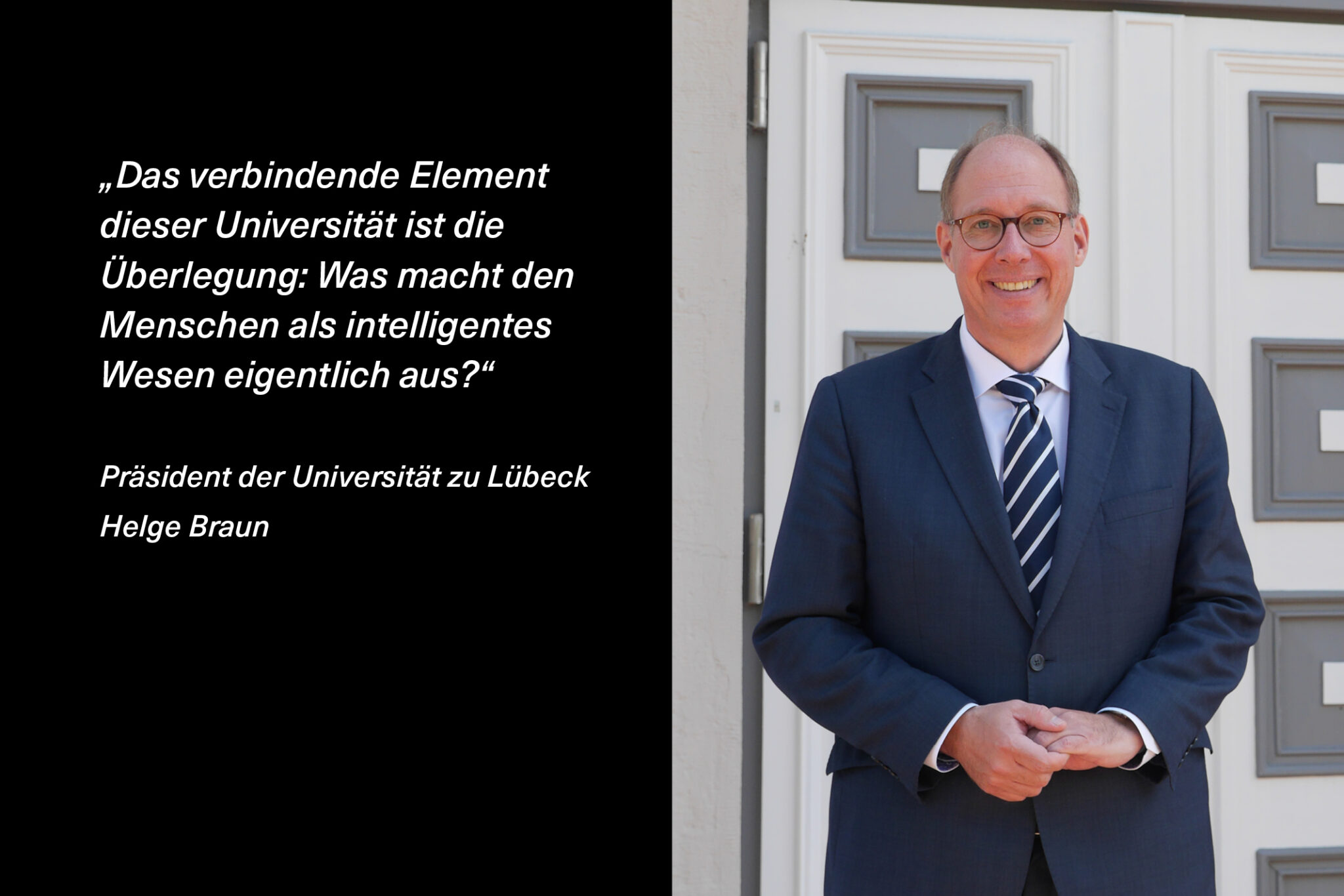 Helge Braun, Präsident der Universität zu Lübeck: Erste Einblicke ins neue Amt