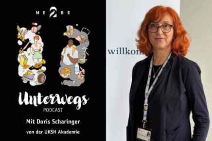 Podcast mit Doris Scharinger von der UKSH Akademie