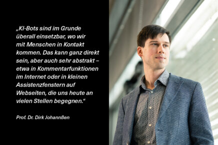 „KI an Schulen und Hochschulen“: Prof. Dirk Johannßen über KI-Chatbots in der Bildung