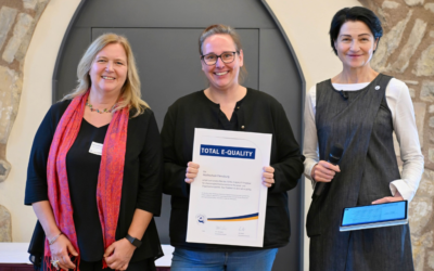 Hochschule Flensburg erstmals mit TOTAL E-QUALITY-Prädikat ausgezeichnet